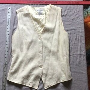 Express Cream Vest.  Large.
